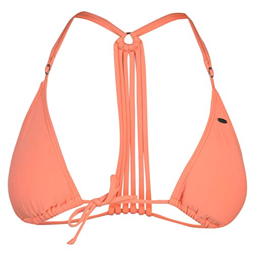 O'NEILL Mujer MM Top De Bikini De Baño con Detalle De Tiras Coral Fusión 40C