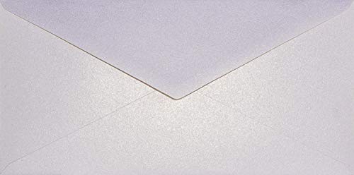Paper24 - Lote de 00 sobres alargados DIN (110 x 220 mm, efecto perla, sin ventana, efecto perlado, efecto metálico), color negro, color Rose-Gold 25 Stück