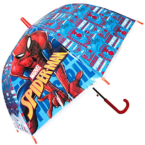 Paraguas Spiderman Paraguas Cúpula Automático Infantil Niño 45cm