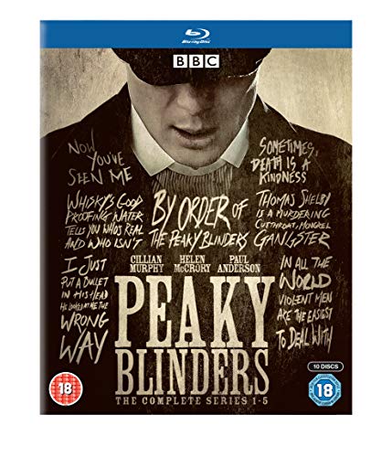 Peaky Blinders: The Complete Series 1-5 Box Set (10 Blu-Ray) [Edizione: Regno Unito] [Blu-ray]