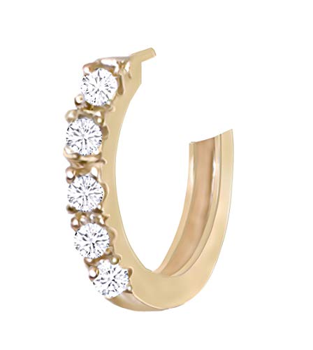 Pendiente aro articulado oro amarillo 18 kt y circonitas ancho 1.7 mm y 11 mm de diámetro exterior. Venta por unidad Pendiente aro articulado oro amarillo 18 kt y circonitas ancho 1.7 mm y 11 mm de diámetro exterior. Venta por unidad