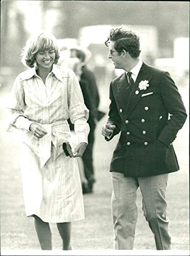 Prince Charles and Davina Sheffield - Vintage Press Photo