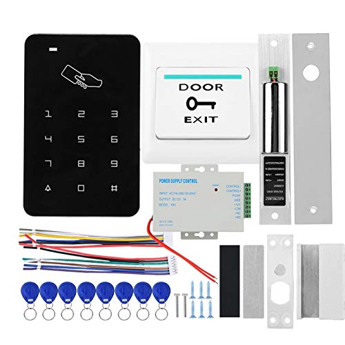 Protección de Corriente Dual Teclado táctil Control de Bloqueo de Puerta Tarjeta RFID/Sistema de Control de Acceso con contraseña Protección de Corriente Dual Teclado táctil Control de Bloqueo de Puerta Tarjeta RFID/Sistema de Control de Acceso con contraseña