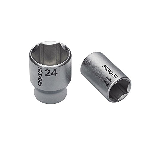 Proxxon 23 512 Vaso de 3/8", Tamaño 12mm, Longitud Total 25.8mm