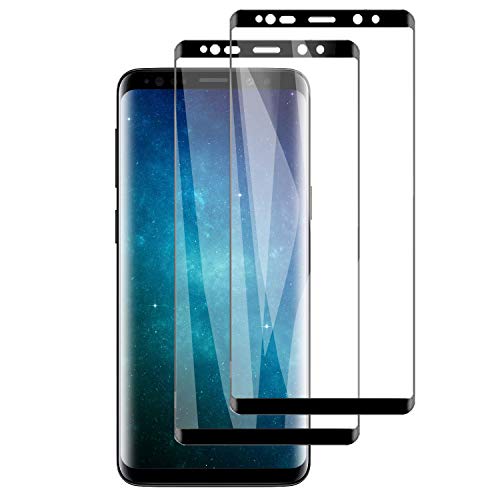PUUDUU [2 Pack Protector de Pantalla para Samsung S9 Plus, Sin Burbujas, Anti-Rasguños, HD Transparente,Cristal Templado Protector de Pantalla para Samsung S9 Plus