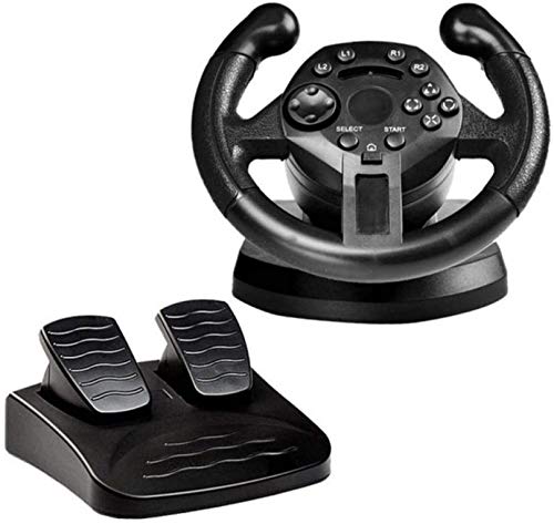 QDY PS3 Juego Volante de Carreras Volante para PC Vibración Joysticks Control Remoto Ruedas Drive para PC