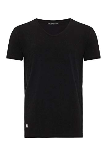 Red Bridge Paquete de 2 Camisetas de Cuello Ancho Profundo en V para Hombre Negro Red Bridge Paquete de 2 Camisetas de Cuello Ancho Profundo en V para Hombre Negro