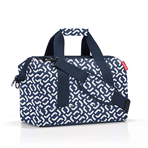 reisenthel Allrounder M MS4073 - Bolsa de Viaje en Color Azul Marino, Volumen: 18 l, Comodidad, 40 x 33,5 x 24 cm