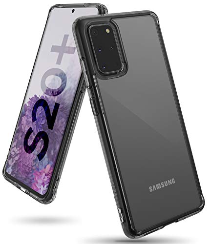 Ringke Fusion Diseñado para Funda Samsung Galaxy S20 Plus, Transparente al Dorso Carcasa Galaxy S20+ Protección Resistente Impactos TPU + PC Funda para Galaxy S20 Plus (2020) - Smoke Black
