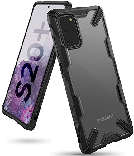 Ringke Fusion-X Diseñado para Funda Samsung Galaxy S20 Plus, Transparente al Dorso Carcasa Galaxy S20+ Protección Resistente Impactos TPU + PC Funda para Galaxy S20 Plus (2020) - Black