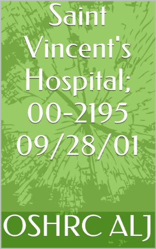 Saint Vincent's Hospital; 00-2195  09/28/01 (English Edition)