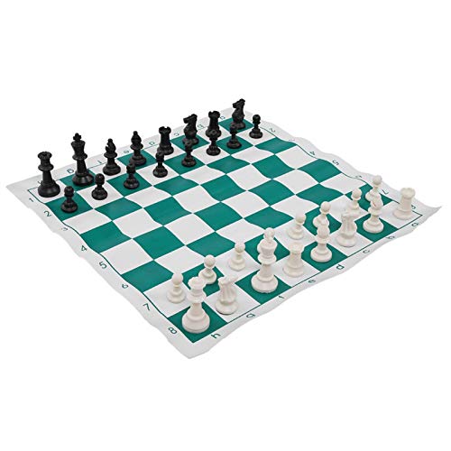SALUTUYA Bolsa de ajedrez Duradera y Liviana, Juego de Tablero de ajedrez para Uso en Exteriores, para Clubes(45CM)