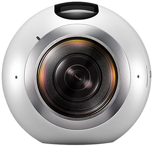 SAMSUNG Gear 360 - Cámara de 15 MP (Sensor Dual CMOS, 1 GB RAM) Color Blanco y Negro