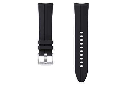 Samsung Ridge Sport ET-SFR85 - Correa de reloj para Samsung Galaxy Watch3 con 20 mm de grosor, de fluoroelastómero negro