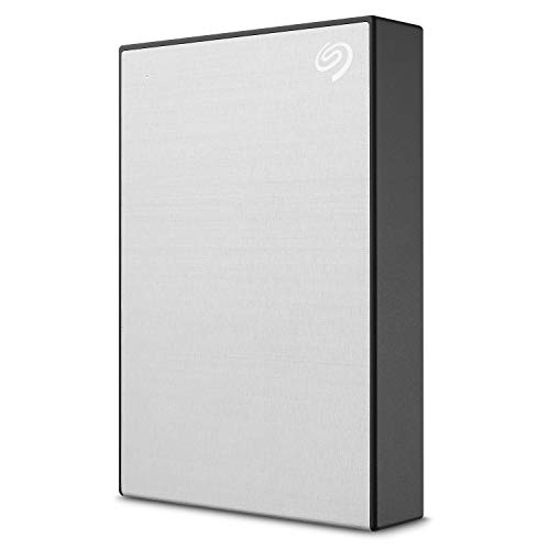 Seagate Technology Backup Plus, 5 TB, Disco duro externo portátil para PC y Mac, USB 3.0, 2 años servicios Rescue, Plata (STHP5000401) Seagate Technology Backup Plus, 5 TB, Disco duro externo portátil para PC y Mac, USB 3.0, 2 años servicios Rescue, Plata (STHP5000401)