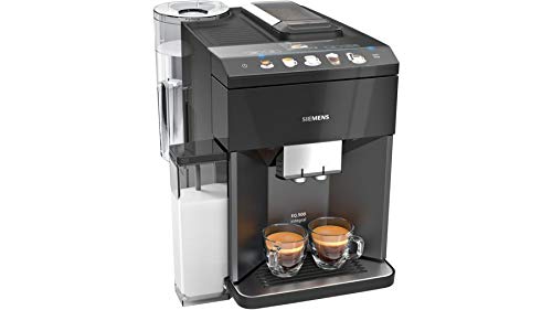 Siemens EQ.500 TQ505DF8 cafetera eléctrica Máquina Espresso 1,7 L Totalmente automática EQ.500 TQ505DF8, Máquina Espresso, 1,7 L, Granos de café, Molinillo Integrado, 1500 W, Negro,