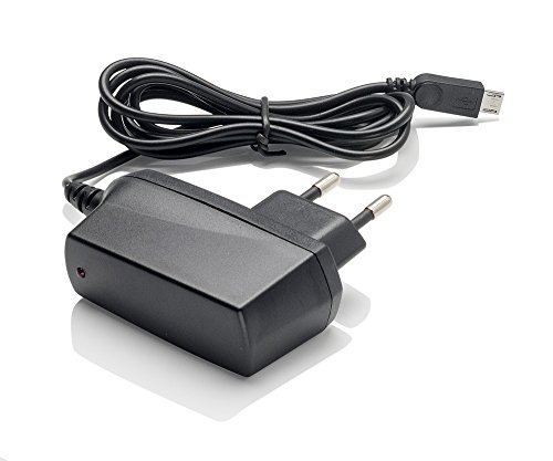 Slabo Cargador Red Micro USB - 1000mA - para Motorola Moto G (3ª Generación) Cargador rápido de Viaje para el móvil - Negro