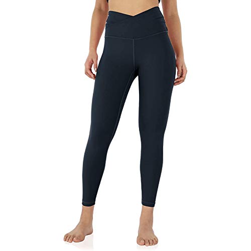 SO-buts Pantalones Yoga para Mujer Leggings Gimnasio Pantalones para Correr Cintura Alta Medias Entrenamiento Deportivo Entrenamiento Pantalones Ejercicio para Mujeres (Armada,M)