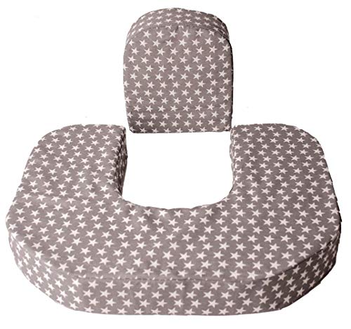 Sonora Baby cojín de lactancia gemelar, almohada de lactancia, con cojín accesorio que cuida tu espalda. Hecho a mano Sonora Baby cojín de lactancia gemelar, almohada de lactancia, con cojín accesorio que cuida tu espalda. Hecho a mano