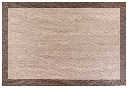 STOR PLANET Living Style Alfombra, 80% PVC-20% Poliester, Beige, 140x200