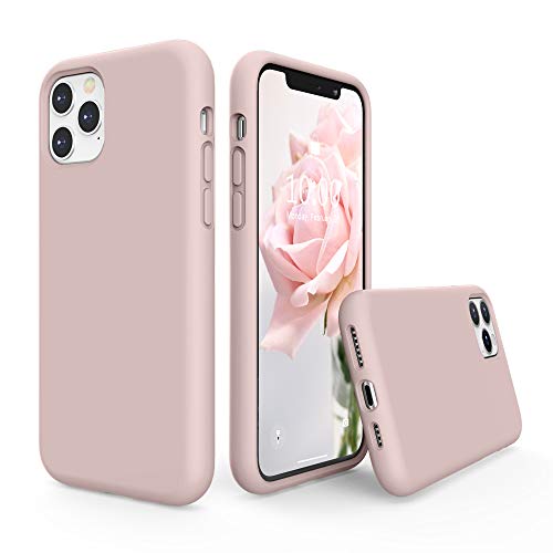 SURPHY Funda iPhone 11 Pro MAX, Carcasa iPhone 11 Pro MAX Silicona Anti Choques con Forro Suave de Microfibra, Funda Case Teléfono Anti-rañazos de para iPhone 11 Pro MAX 6.5 Pulgadas(2019), (Rosa)