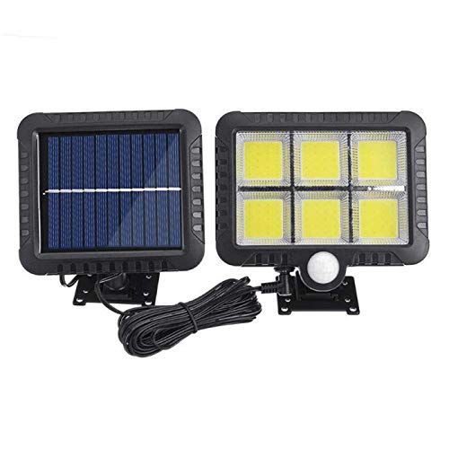 TenYua 120 LED COB Sensor de Energía Solar Luz de Movimiento de Jardín Inundación Lámpara de Seguridad de Pared