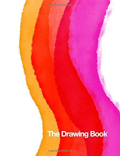 The Drawing Book: Elegant Drawing book 7.44" x 9.69", 120 Blank Pages (60 sheets) 90 grams, Thinly Framed near the edges, With Fine Art Watercolor ... Doodling with Color Pencils and Crayons