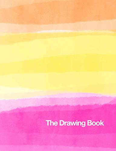 The Drawing Book: Elegant Drawing book 7.44" x 9.69", 120 Blank Pages (60 sheets) 90 grams, Thinly Framed near the edges, With Fine Art Watercolor ... Doodling with Color Pencils and Crayons