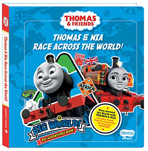 Thoma & Nia Race Across the World: A Big World, Big Adventures Book! (Thomas & Friends)
