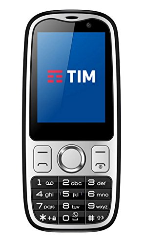 Tim Easy 4G - Teléfono Móvil (Dual-Core 1ghz, Memoria Interna de 2, 512 GB RAM), Color Negro