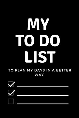 Todo list carnet planner - 80 pages: A Todo list carnet to plan your days and gain a lot of time