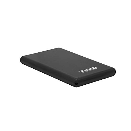 TooQ TQE-2533B - Carcasa para Disco Duro HDD de 2.5" (SATA I/II/III, USB 3.1, USB-C) Color Negro, 71 grs.