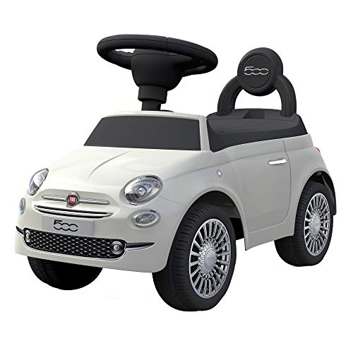 TURBO CHALLENGE – Pasador Fiat 500-119091-blanco plástico – Peso máximo 25 kg, a Partir de 12 Meses, 119091, Color Blanco