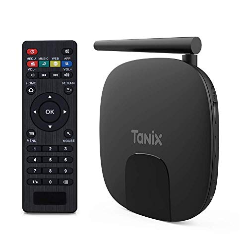 TV Box Android, TaNix Hi6S Android 9.0 Box Hisilicon con MIMO WiFi 2GB LPDDR4, Smart TV Box Soporte 2.4&5.8GHz / Resolución 4K / 1080P UI / BT 4.0