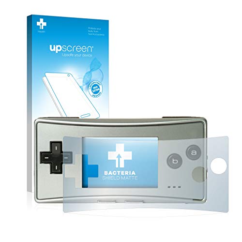 upscreen Protector de Pantalla Mate Compatible con Nintendo Gameboy Micro Película Protectora Antibacteriana - Anti-Reflejos, Anti-Huella