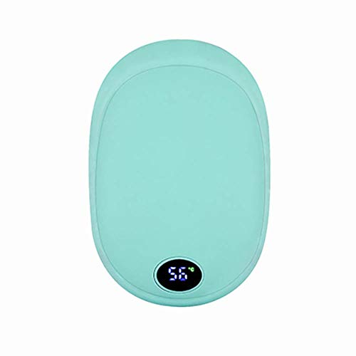 Verdelife - Calentadores de manos de doble cara recargables por USB, banco de energía de 15 000 mAh con pantalla digital, G4467ZEFC145, azul Verdelife - Calentadores de manos de doble cara recargables por USB, banco de energía de 15 000 mAh con pantalla digital, G4467ZEFC145, azul