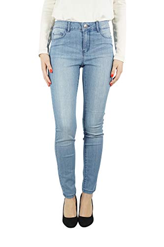 Vero Moda Vmseven NW SS Jeans Lt Bl Vi608 Noos Vaqueros Slim, Azul (Light Blue Denim), 36 /L34 (Talla del Fabricante: Small) para Mujer