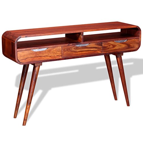 vidaXL Mesa Consola de Madera Maciza de Sheesham Dimension 120x30x75 cm Marrón vidaXL Mesa Consola de Madera Maciza de Sheesham Dimension 120x30x75 cm Marrón