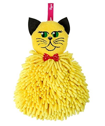 VIGAR Felix Secamanos Microfibra para Cocina, Amarillo, Dimensiones: 7 x 22 x 28 cm VIGAR Felix Secamanos Microfibra para Cocina, Amarillo, Dimensiones: 7 x 22 x 28 cm
