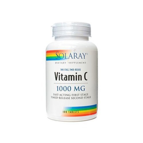 Vitamina C 100 comprimidos de 1000 mg de Solaray