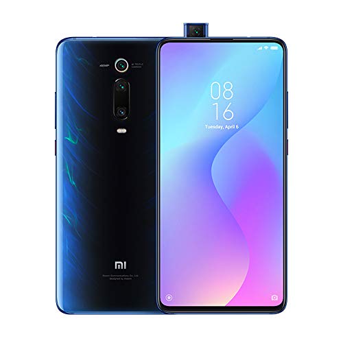 Xiaomi mi 9T Smartphones 6GB RAM + 64GB ROM, 6.39'' Pantalla Completa, procesador 730, 20MP Frontal y 48MP AI Cámara Triple Trasera Teléfonos móviles Versión Global (Azul)