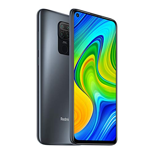 Xiaomi Redmi Note 9 Teléfono 4GB RAM + 128GB ROM, Sin NFC, 6,53” Pantalla Completa, MTK Helio G85 Procesador Octa-Core, 13MP Frontal y 48MP+8MP+2MP+2MP AI Quad Cámara Trasera Versión Global (Negro)