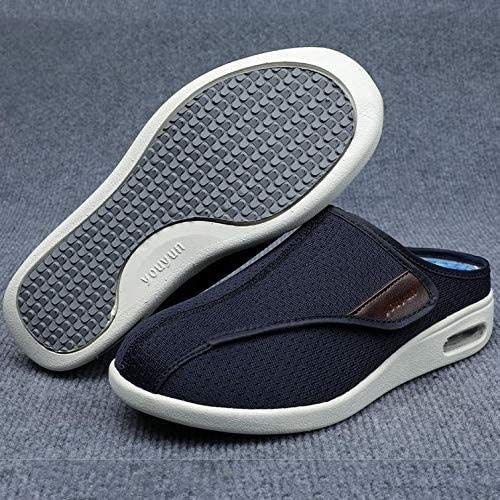 XRDSHY Zapatillas para Diabéticos Zapatos para Caminar con Ancho Ancho para Artritis,Blue-EU40/250mm