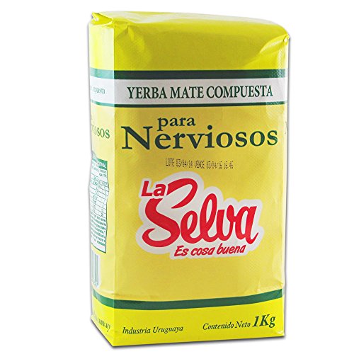 Yerba Mate Compuesta Para Nerviosos La Selva 1000 G. Yerba Mate Compuesta Para Nerviosos La Selva 1000 G.