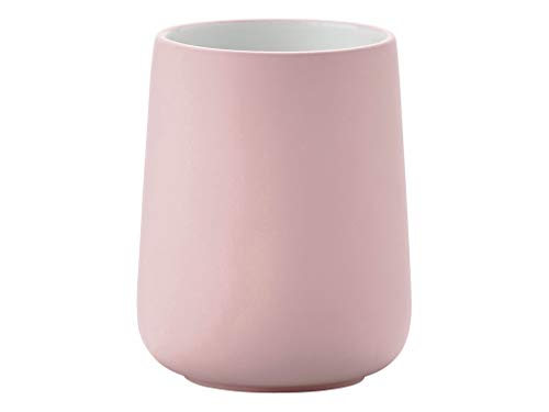 Zone Denmark Nova - Vaso para cepillo de dientes y pasta de dientes (porcelana con revestimiento suave al tacto), color rosa Zone Denmark Nova - Vaso para cepillo de dientes y pasta de dientes (porcelana con revestimiento suave al tacto), color rosa