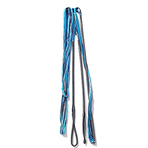 ZSHJG Cuerda De Arco Hecha a Mano 16 Hilos De Cuerda para Arco Largo De 60-62 Pulgadas Recurva (azul2, 60”/144cm)