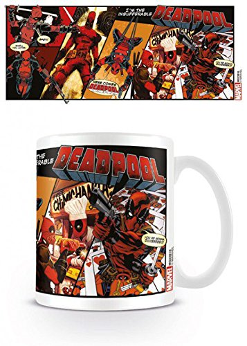 1art1 Deadpool - Comic Insufferable Taza Foto (9 x 8cm)