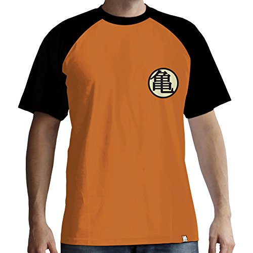ABYstyle - Dragon Ball - Camiseta - Kame Simbolo - Hombre - Naranja (XL)