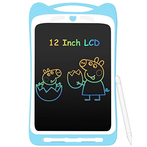 AGPTEK 12 Pulgadas Tablets de Escritura con Pantalla de Color LCD, Botón de Bloqueo, Portátil Tableta de Dibujo para Niños, Clase, Casa, Azul AGPTEK 12 Pulgadas Tablets de Escritura con Pantalla de Color LCD, Botón de Bloqueo, Portátil Tableta de Dibujo para Niños, Clase, Casa, Azul