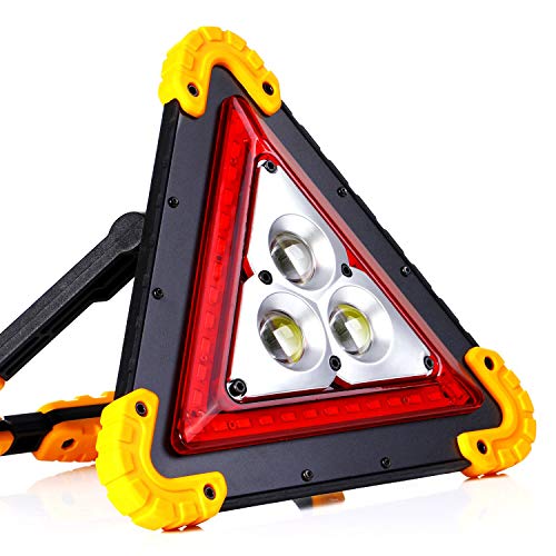 ALFLASH 1000Lumen Luz de trabajo LED Inundación recargable Portátil Impermeable LED Luces de inundación Linterna para acampar para la reparación de automóviles de emergencia al aire libre